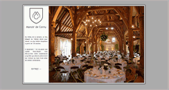 Desktop Screenshot of manoirdecorny.fr